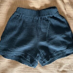 Jimi Collection XS Black Cotton Gauze Shorts